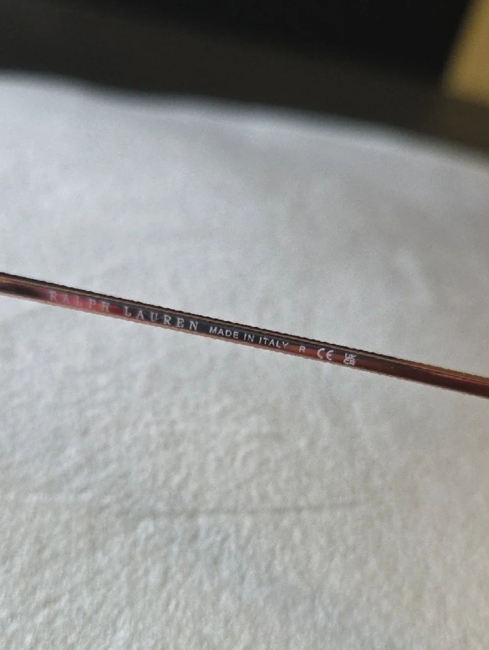 Ralph Lauren Rose Gold Square Metal Glasses RL5128 9329